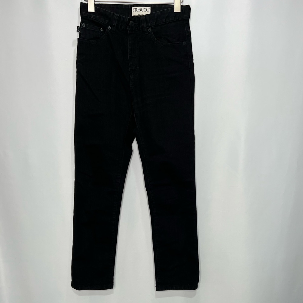 Fiorucci Black Yves Cropped Jeans